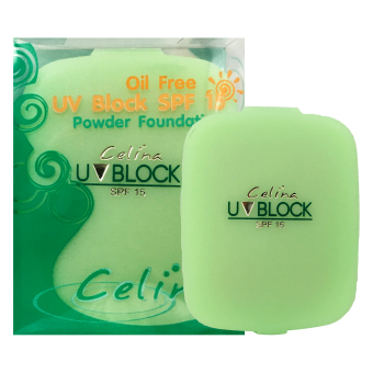 Celina UV Block SPF 15 Powder Foundation แป้งผสมรองพื้น สูตร Oil Free (ตลับรีฟิล) #02 Celina UV Block SPF 15 Powder Foundation แป้งผสมรองพื้น สูตร Oil Free (ตลับรีฟิล) #02