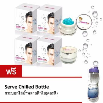 ครีมหน้าใสผู้ชายคอลลาเจนน้ำแร่เกาหลี SmartBoy CollagenAqua White Cream 10gx4 แถมกระบอกน้ำพลาสติกใสคละสีมูลค่า 490 บาท ครีมหน้าใสผู้ชายคอลลาเจนน้ำแร่เกาหลี SmartBoy CollagenAqua White Cream 10gx4 แถมกระบอกน้ำพลาสติกใสคละสีมูลค่า 490 บาท