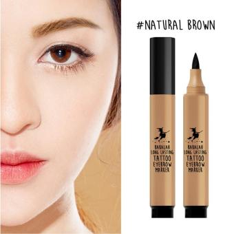 Babalah Long Lasting Tattoo Eyebrow Marker #01 Natural Brown ปากกาเมจิกสักคิ้ว บาบาร่า ปากกาเมจิกสักคิ้วบาบาร่า ติดแน่นทนนาน กันน้ำ เหมาะกับการเขียนคิ้วก่อนไปเล่นน้ำ ลงทะเล น้ำตาลอ่อน 1 กล่อง 3g. 4 ชิ้น Babalah Long Lasting Tattoo Eyebrow Marker #01 Natural Brown ปากกาเมจิกสักคิ้ว บาบาร่า ปากกาเมจิกสักคิ้วบาบาร่า ติดแน่นทนนาน กันน้ำ เหมาะกับการเขียนคิ้วก่อนไปเล่นน้ำ ลงทะเล น้ำตาลอ่อน 1 กล่อง 3g. 4 ชิ้น
