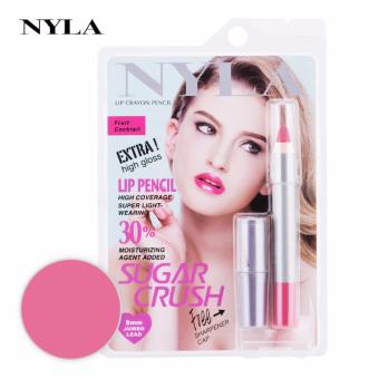 ลิปสติกNYLA Lip Crayon Pencil สี Fruit Cocktail ลิปสติกNYLA Lip Crayon Pencil สี Fruit Cocktail