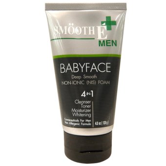 Smooth E Men Babyface Foam 120กรัม (1 หลอด) Smooth E Men Babyface Foam 120กรัม (1 หลอด)