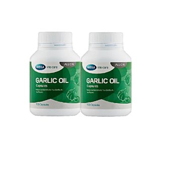 Mega We Care Garlic Oil (100 Tablets) (Pack of 2) - อาหารเสริม น้ำมันกระเทียม เหมาะสำหรับผู้ที่เป็นสิวอักเสบ และโรคหลอดเลือดหัวใจ 100 เม็ด (2 กระปุก) Mega We Care Garlic Oil (100 Tablets) (Pack of 2) - อาหารเสริม น้ำมันกระเทียม เหมาะสำหรับผู้ที่เป็นสิวอักเสบ และโรคหลอดเลือดหัวใจ 100 เม็ด (2 กระปุก)
