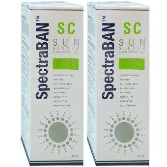 Spectraban sc sun screen serum control gel spf 40 pa+++ 45 ml (2 ขวด) Spectraban sc sun screen serum control gel spf 40 pa+++ 45 ml (2 ขวด)