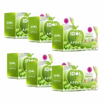 IDOL SLIM APPLE เครื่องดื่มผลไม้ เร่งการเผาผลาญไขมัน ลดน้ำหนัก ลดโคเรสเตอรอล 6 กล่อง (10ซอง/กล่อง) IDOL SLIM APPLE เครื่องดื่มผลไม้ เร่งการเผาผลาญไขมัน ลดน้ำหนัก ลดโคเรสเตอรอล 6 กล่อง (10ซอง/กล่อง)