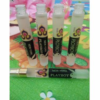 Tester Thai Airways เทสเตอร์ การบินไทย เซ็ทน้ำหอมการบินไทย กลิ่น Playboy Newyork เพลย์บอย นิวยอร์ก ขนาด 10ml. (5 ชิ้น) Tester Thai Airways เทสเตอร์ การบินไทย เซ็ทน้ำหอมการบินไทย กลิ่น Playboy Newyork เพลย์บอย นิวยอร์ก ขนาด 10ml. (5 ชิ้น)