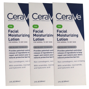 CeraVe Facial Moisturizing Lotion PM 89ml (สำหรับกลางคืน)( 3 กล่อง) CeraVe Facial Moisturizing Lotion PM 89ml (สำหรับกลางคืน)( 3 กล่อง)