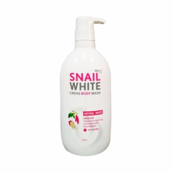 Snail White Cream Body Wash ครีมอาบน้ำสูตร NATURAL WHITE (Caviar Lime) ฟื้นบำรุงผิวขาวกระจ่างใส 1 ขวด (500 ml) Snail White Cream Body Wash ครีมอาบน้ำสูตร NATURAL WHITE (Caviar Lime) ฟื้นบำรุงผิวขาวกระจ่างใส 1 ขวด (500 ml)