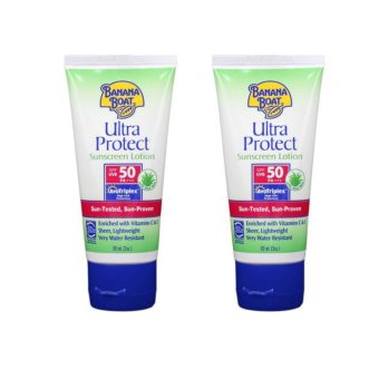 ครีมกันแดดทาตัว บานาน่าโบ๊ท Banana Boat Ultra Protect Sunscreen Lotion SPF50 PA+++ 90ml (2 หลอด) ครีมกันแดดทาตัว บานาน่าโบ๊ท Banana Boat Ultra Protect Sunscreen Lotion SPF50 PA+++ 90ml (2 หลอด)