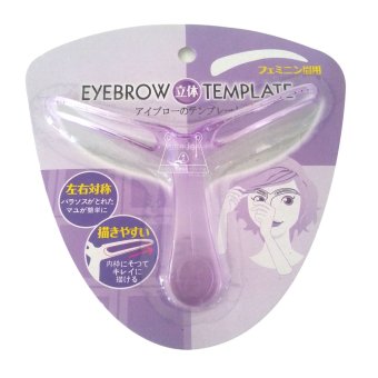EMAYGA Eyebrow Template บล็อกเขียนคิ้ว บล็อกวาดคิ้ว แบบมีด้ามจับ - สีม่วงใส EMAYGA Eyebrow Template บล็อกเขียนคิ้ว บล็อกวาดคิ้ว แบบมีด้ามจับ - สีม่วงใส