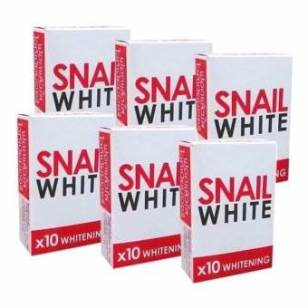 Snail White Soap x10 Whitening 6ก้อน แถม ใยบวบธรรมชาติ มูลค่า 99บาท Snail White Soap x10 Whitening 6ก้อน แถม ใยบวบธรรมชาติ มูลค่า 99บาท