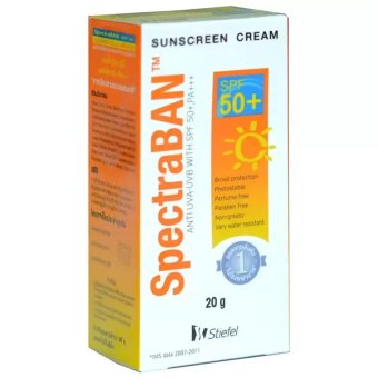 Spectra SpectraBan Sunscreen SPF 50ครีมกันแดดสำหรับผิวหน้า(20 g.) Spectra SpectraBan Sunscreen SPF 50ครีมกันแดดสำหรับผิวหน้า(20 g.)