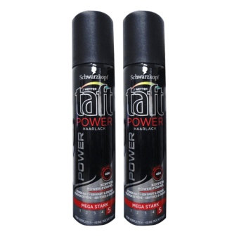 Schwarzkopf Taft Power Haarlack Hair Spray Mega Stark 75 ml สีดำ (แพ็คคู่) Schwarzkopf Taft Power Haarlack Hair Spray Mega Stark 75 ml สีดำ (แพ็คคู่)