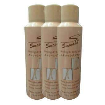 S Smooth Stocking & Body Spray SPF30++ สเปรย์ถุงน่องสูตรกันน้ำ 120g #Natural Nude (3 ขวด) S Smooth Stocking & Body Spray SPF30++ สเปรย์ถุงน่องสูตรกันน้ำ 120g #Natural Nude (3 ขวด)