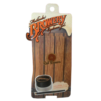 Mei linda browery eyebrow gel เจลเขียนคิ้วเนื้อบางเบา สีสวย #01 Red brown (1 ชิ้น) Mei linda browery eyebrow gel เจลเขียนคิ้วเนื้อบางเบา สีสวย #01 Red brown (1 ชิ้น)
