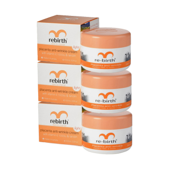 Rebirth Placenta & Vitamin E Day Cream ครีมรกแกะ 100g ( 3 กล่อง) Rebirth Placenta & Vitamin E Day Cream ครีมรกแกะ 100g ( 3 กล่อง)