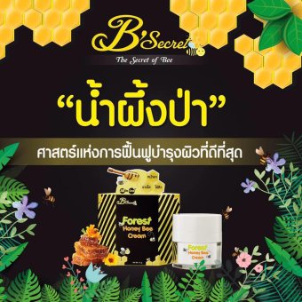 B'secret Forest Honey Bee Cream บี ซีเคร็ท ฟอเรสท์ ฮันนี่ บี ครีม ครีมน้ำผึ้งป่า หน้าเงา หน้าใส ไร้สิว ขนาด 15 กรัม (1กล่อง) B'secret Forest Honey Bee Cream บี ซีเคร็ท ฟอเรสท์ ฮันนี่ บี ครีม ครีมน้ำผึ้งป่า หน้าเงา หน้าใส ไร้สิว ขนาด 15 กรัม (1กล่อง)