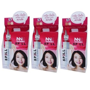 Spell CC สเปลซีซีทาหน้า ปกปิดเนียนกริบ spf50 กล่องละ6ซอง (3กล่อง) Spell CC สเปลซีซีทาหน้า ปกปิดเนียนกริบ spf50 กล่องละ6ซอง (3กล่อง)
