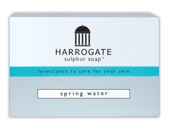 HARROGATE Soap ฟ้า spring water สิว ผดผื่น โรคผิวหนัง ควบคุมความมัน HARROGATE Soap ฟ้า spring water สิว ผดผื่น โรคผิวหนัง ควบคุมความมัน