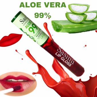 Sasimi Aloe vera 99% Lip tint ลิปทิ้นต์ เนื้อเจลเข้มข้น 10 ml. Sasimi Aloe vera 99% Lip tint ลิปทิ้นต์ เนื้อเจลเข้มข้น 10 ml.