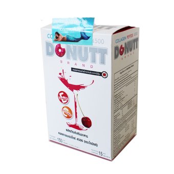 Donut Collagen Peptide โดนัท คอลลาเจน เปปไทด์ 4500mg. 1 กล่อง (15ซอง/กล่อง) Donut Collagen Peptide โดนัท คอลลาเจน เปปไทด์ 4500mg. 1 กล่อง (15ซอง/กล่อง)