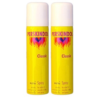 PERSKINDOL Classic Spray บรรเทาอาการปวดกล้ามเนื้อ 150ml. (2 ขวด) PERSKINDOL Classic Spray บรรเทาอาการปวดกล้ามเนื้อ 150ml. (2 ขวด)