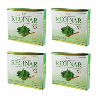 Reginar X2 รีจิน่า ลดน้ำหนัก สูตรใหม่ สำหรับคนดื้อยา ลดยาก (4 กล่อง = 40 แคปซูล) Reginar X2 รีจิน่า ลดน้ำหนัก สูตรใหม่ สำหรับคนดื้อยา ลดยาก (4 กล่อง = 40 แคปซูล)