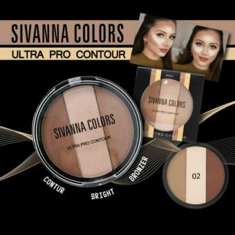 Sivanna พาเลทคอนทัวร์ ไบรท์ บรอนเซอร์ Ultra Pro Contour No.2 Sivanna พาเลทคอนทัวร์ ไบรท์ บรอนเซอร์ Ultra Pro Contour No.2
