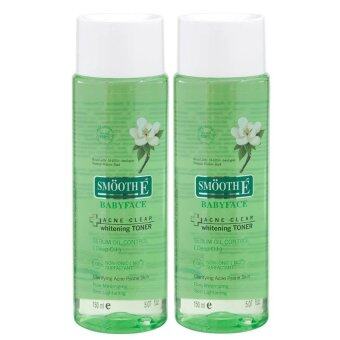 Smooth E Acne Clear Whitening Toner 150ml (2ขวด) Smooth E Acne Clear Whitening Toner 150ml (2ขวด)