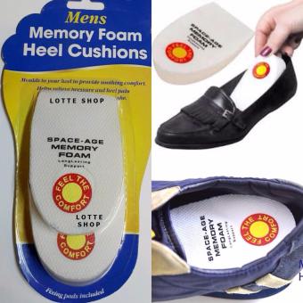 แผ่นโฟม รองส้นเท้า ลดแรงกระแทก เจ็บส้นเท้า (สำหรับรองเท้าผู้ชาย) Memory Foam Heel Cushions for Mens (แพ็คคู่) แผ่นโฟม รองส้นเท้า ลดแรงกระแทก เจ็บส้นเท้า (สำหรับรองเท้าผู้ชาย) Memory Foam Heel Cushions for Mens (แพ็คคู่)