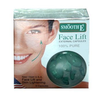 SMOOTH E FACE LIFT EXTERNAL CAPSULES สมูท อี เฟซลิฟ เอกเทอนอล (3แคปซูล) SMOOTH E FACE LIFT EXTERNAL CAPSULES สมูท อี เฟซลิฟ เอกเทอนอล (3แคปซูล)
