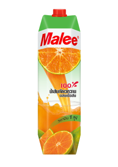 ขายยกลัง! Malee น้ำส้มเขียวหวาน 100% ขนาด 1000มล. (12 กล่อง) ขายยกลัง! Malee น้ำส้มเขียวหวาน 100% ขนาด 1000มล. (12 กล่อง)