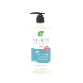 Hug organic Rose Mild Shampoo แชมพูสูตรอ่อนโยนกลิ่นกุหลาบ Hug organic Rose Mild Shampoo แชมพูสูตรอ่อนโยนกลิ่นกุหลาบ