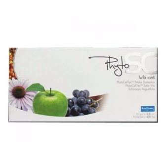 Phyto SC Stemcell Phytosc ไฟโต เอสซี สเต็มเซลล์จากพืช 1,400 mg. 10 ซอง (1 กล่อง) Phyto SC Stemcell Phytosc ไฟโต เอสซี สเต็มเซลล์จากพืช 1,400 mg. 10 ซอง (1 กล่อง)
