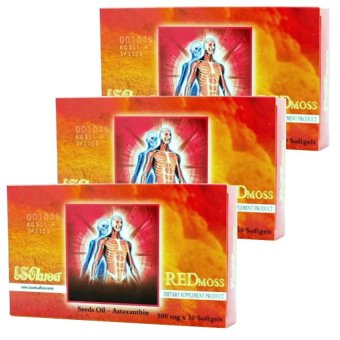 Redmoss เรดมอส ผลิตภัณฑ์เสริมอาหาร เพื่อสุขภาพ (3 กล่อง) Redmoss เรดมอส ผลิตภัณฑ์เสริมอาหาร เพื่อสุขภาพ (3 กล่อง)