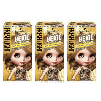 Schwarzkopf Mysterious beige color creme ชวาสคอรฟ์สีย้อมผมสีบลอนด์เบจ x 3 กล่อง Schwarzkopf Mysterious beige color creme ชวาสคอรฟ์สีย้อมผมสีบลอนด์เบจ x 3 กล่อง