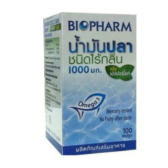 Fish Oil Odourless 1000 mg. น้ำมันปลาชนิดไร้กลิ่น ( 100 เม็ด ) Fish Oil Odourless 1000 mg. น้ำมันปลาชนิดไร้กลิ่น ( 100 เม็ด )