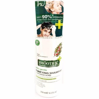 Smooth E Purifying Shampoo for Sensitive Scalp (250 ml) แชมพูลดปัญหาและป้องกันการหลุดร่วงของเส้นผม Smooth E Purifying Shampoo for Sensitive Scalp (250 ml) แชมพูลดปัญหาและป้องกันการหลุดร่วงของเส้นผม