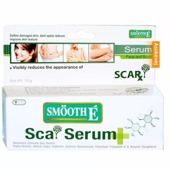 Smooth E Scar Serum 10g สมูท อี สมูท สการ์ เซรั่ม ลดรอยแผลเป็น ขนาด 10กรัม Smooth E Scar Serum 10g สมูท อี สมูท สการ์ เซรั่ม ลดรอยแผลเป็น ขนาด 10กรัม