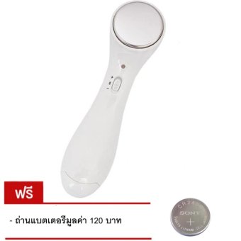 Facial Massager Beauty Face Wash Clean เครื่องนวดหน้าระบบไอออนนิค ขนาดพกพา + พร้อมถ่าน - White มูลค่า159บา Facial Massager Beauty Face Wash Clean เครื่องนวดหน้าระบบไอออนนิค ขนาดพกพา + พร้อมถ่าน - White มูลค่า159บา