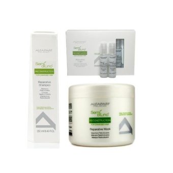 Alfaparf Reconstruction repairative set 3 ชุดบำรุงเส้นผมชนิดสารสกัดเยือไผ่ เหมาะสำหรับผมทีแห้งเสียหายถึงช็อต จัดเซตสุดคุ้ม Alfaparf Reconstruction repairative set 3 ชุดบำรุงเส้นผมชนิดสารสกัดเยือไผ่ เหมาะสำหรับผมทีแห้งเสียหายถึงช็อต จัดเซตสุดคุ้ม