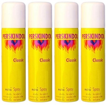 PERSKINDOL Classic Spray บรรเทาอาการปวดกล้ามเนื้อ 150ml. (4 ขวด) PERSKINDOL Classic Spray บรรเทาอาการปวดกล้ามเนื้อ 150ml. (4 ขวด)