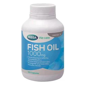 Mega We Care Fish Oil 1000mg 100เม็ด เพื่อสมองและความจำที่ดีเยี่ยม1ขวด Mega We Care Fish Oil 1000mg 100เม็ด เพื่อสมองและความจำที่ดีเยี่ยม1ขวด