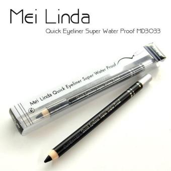 Mei Linda อายไลน์เนอร์กันน้ำ Quick Eyeliner Super Waterproof (สีดำ) Mei Linda อายไลน์เนอร์กันน้ำ Quick Eyeliner Super Waterproof (สีดำ)