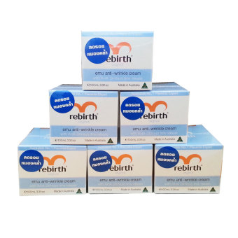 Rebirth ครีมอีมู สูตรoriginal สำหรับกลางคืน 100 g. ( 6 กระปุก ) Rebirth ครีมอีมู สูตรoriginal สำหรับกลางคืน 100 g. ( 6 กระปุก )
