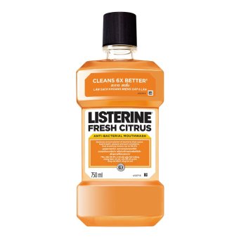 LISTERINE ลิสเตอรีน น้ำยาบ้วนปากเฟรชซิทรัส 750 มล. LISTERINE ลิสเตอรีน น้ำยาบ้วนปากเฟรชซิทรัส 750 มล.