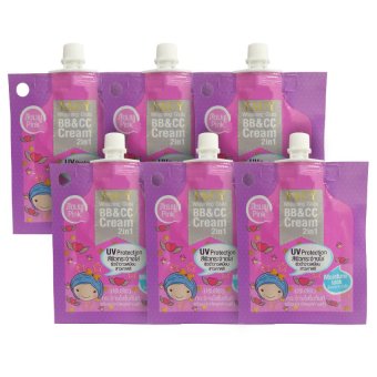 Facy เฟซี่ ไวทเทนนิ่ง กลูต้า บีบี แอนด์ ซีซี ครีม ทูอิน วัน (สีชมพู) แพ็ค 6 ชิ้น Facy เฟซี่ ไวทเทนนิ่ง กลูต้า บีบี แอนด์ ซีซี ครีม ทูอิน วัน (สีชมพู) แพ็ค 6 ชิ้น
