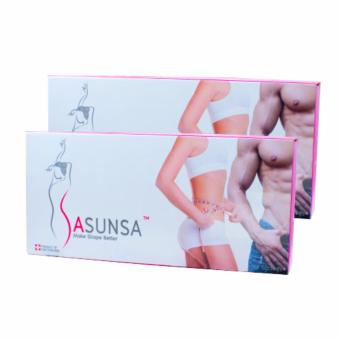 Sasunsa ซาซันซ่า กล่องใหม่ ผลิตภัณฑ์ลดน้ำหนัก 2 กล่อง (14 ซอง/กล่อง) Sasunsa ซาซันซ่า กล่องใหม่ ผลิตภัณฑ์ลดน้ำหนัก 2 กล่อง (14 ซอง/กล่อง)
