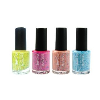 Saynow Girls ยาทาเล็บ สีเมทัลลิค,กลิตเตอร์,โยเกิร์ต 4 ขวด 13 ml. ( SET 6 ) Saynow Girls ยาทาเล็บ สีเมทัลลิค,กลิตเตอร์,โยเกิร์ต 4 ขวด 13 ml. ( SET 6 )