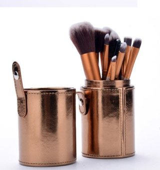 ชุดแปรงแต่งหน้า brush set พร้อมกระบอกแปรง set 12 ชิ้น (สีทอง) ชุดแปรงแต่งหน้า brush set พร้อมกระบอกแปรง set 12 ชิ้น (สีทอง)