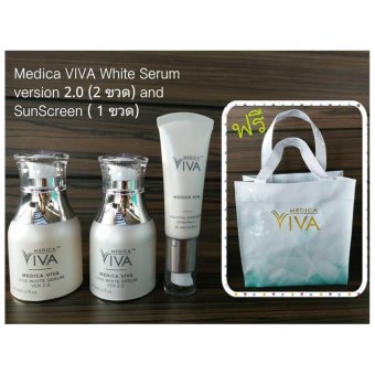 Medica VIVA White Serum Version 2.0(30 ml X 2 ขวด) and SunScreen (30 ml) Medica VIVA White Serum Version 2.0(30 ml X 2 ขวด) and SunScreen (30 ml)